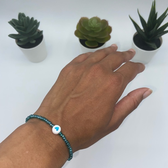 Handmade Trendy Y2K Inspired Glass Seed Bead Bracelet Set - Picture 8 of 9